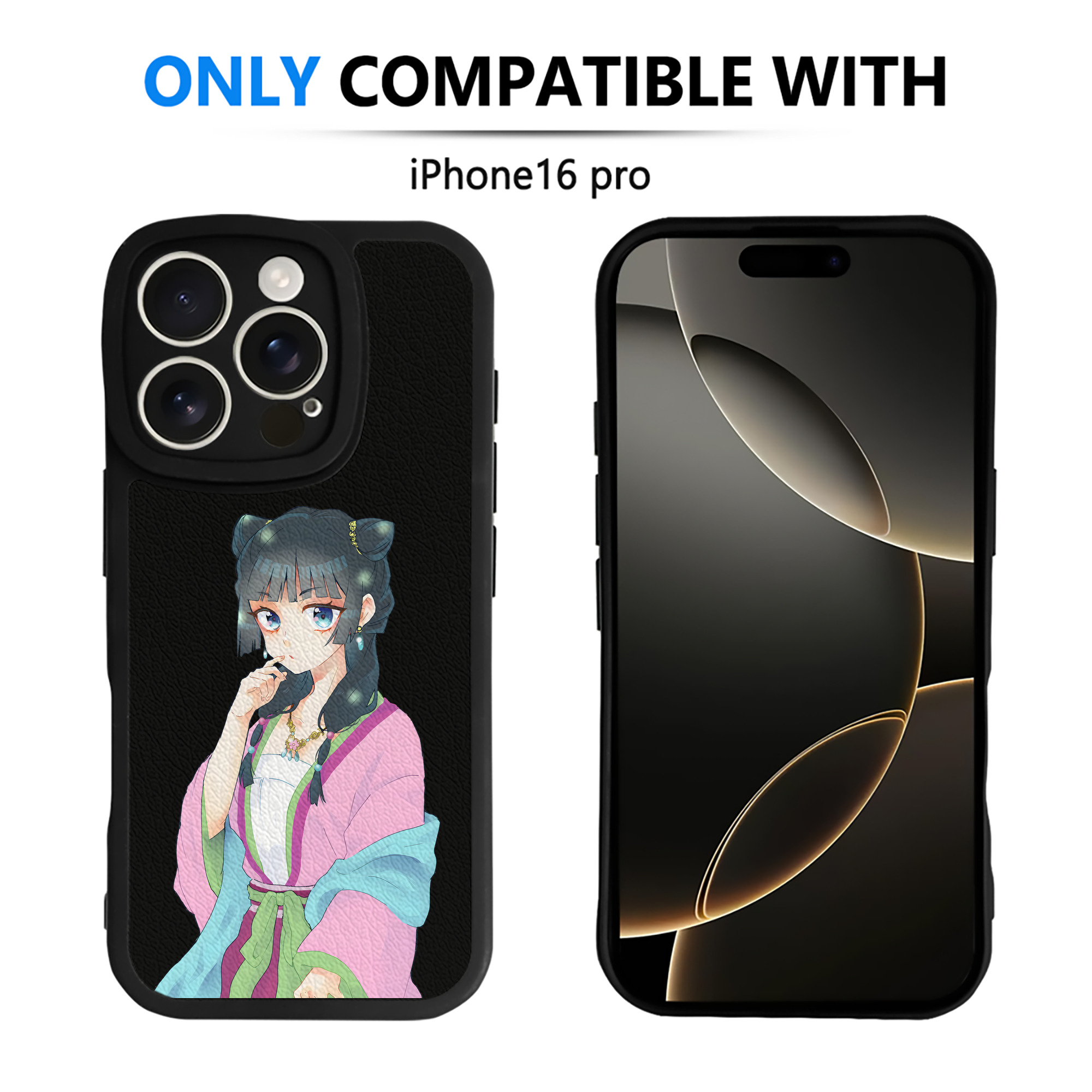 薬屋のひとりごと The Apothecary Diaries 【iPhone 16シリーズ対応】シリコンスマホケース（レザー調） 材質：シリコン